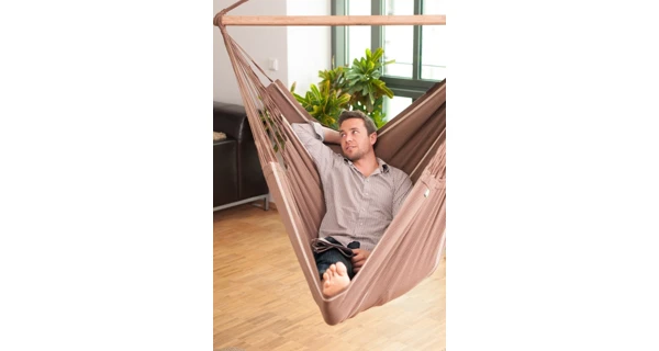 Sedačka houpací La Siesta Habana Kingsize Cosy latte