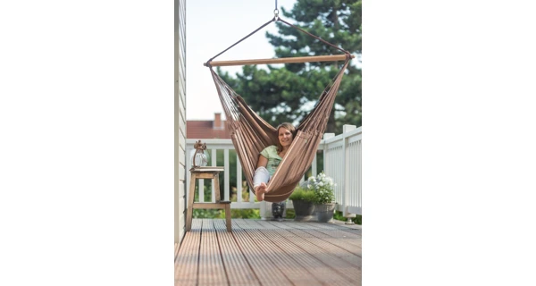 Sedačka houpací La Siesta Habana Kingsize Cosy latte