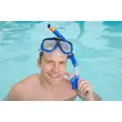 Set okuliare a šnorchel žltý/modrý
