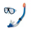 Set okuliare a šnorchel žltý/modrý