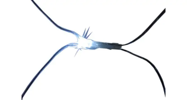 Sieť 1,5 x 1,5 m - 100 LED - studená biela