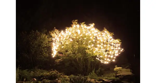 Sieť 1,5 x 1,5 m - 100 LED - teplá biela