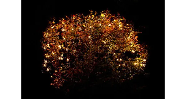 Sieť 3 x3 m - 128 LED - teplá biela