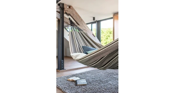 Sieť hojdacia La Siesta Flora Kingsize Pattern zebra