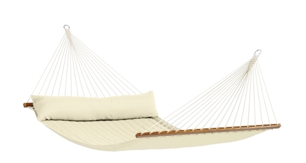 Sieť hojdacia s tyčami La Siesta Alabama Kingsize vanilla