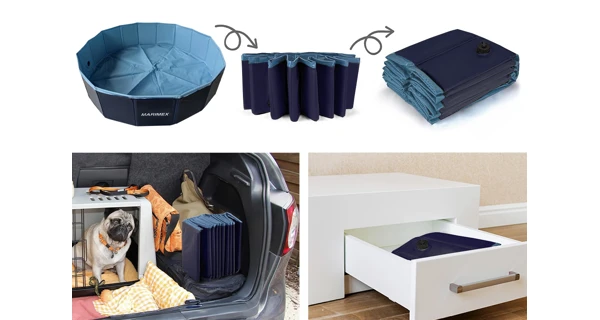 Skladací bazén pre psy - Ø 160 cm