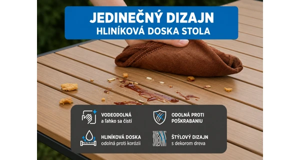 Skladací kempingový stôl Aspen