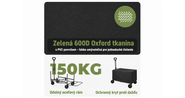 Skladací kempingový vozík Atlas