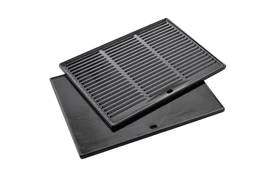 Smaltovaná liatinová grilovacia doska Barbecook Dynamic, čierna