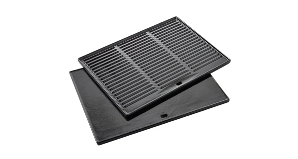 Smaltovaná liatinová grilovacia doska Barbecook Dynamic, čierna