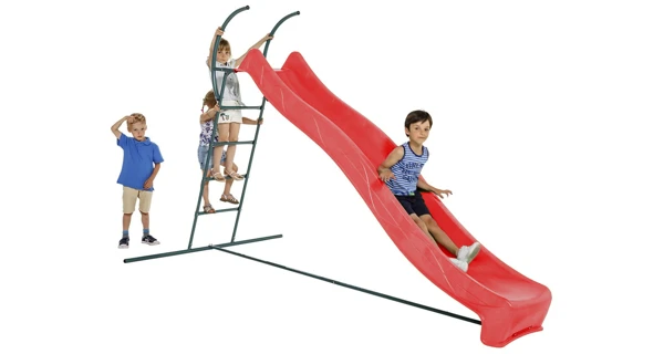 Šmykľavka s prípojkou na vodu červená 2,20 m