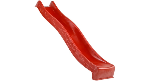 Šmykľavka s prípojkou na vodu červená 2,9m