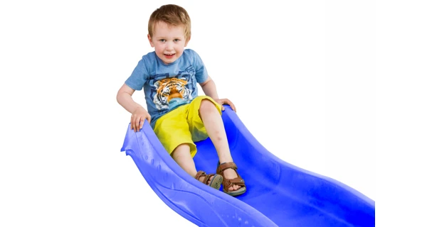 Šmykľavka s prípojkou na vodu - modrá 3,0 m