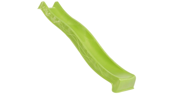 Šmykľavka s prípojkou na vodu zelená 2,9 m