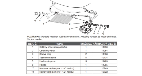 Solárna ohrievacia podložka Slim Flexi - 11956