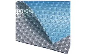 Solárna plachta modro strieborná pre bazény s Ø hladiny 3,6 m