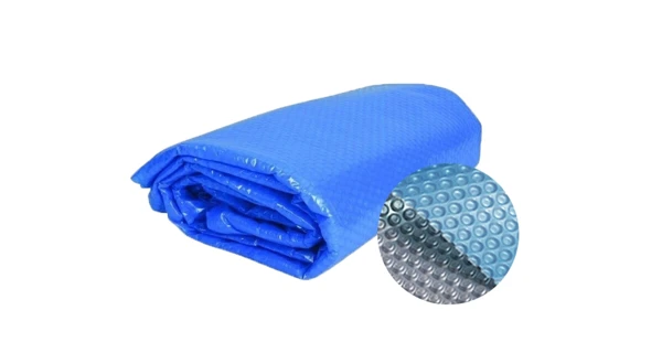 Solárna plachta modro strieborná pre bazény s Ø hladiny 4,5 m