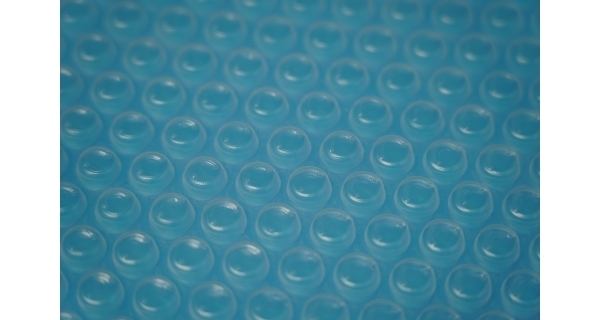 Solárna plachta modro-transparentná pre kruhové vírivé bazény s Ø hladiny 1,45 m