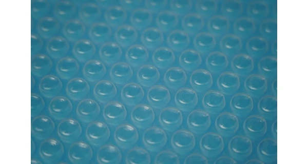 Solárna plachta modro-transparentná pre štvorcové vírivé bazény 1,18 x 1,18 m