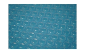 Solárna plachta modro-transparentná pre štvorcové vírivé bazény 1,60 x 1,60 m