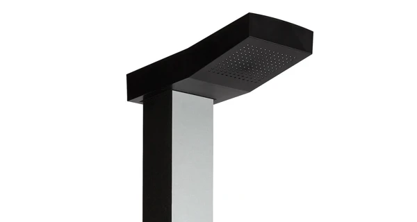 Solárna sprcha 40 l - hliníková, lomená