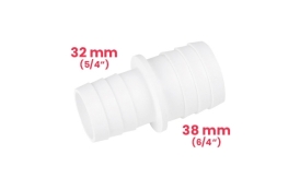 Spoj hadíc s redukciou 32/38 mm
