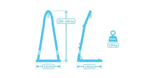 Stojan na hojdaciu sedačku La Siesta Mediterráneo