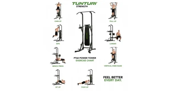 Stojanová hrazda TUNTURI PT60 Power Tower