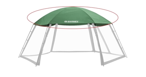 Strecha - tkanina zelená - pre zastrešenie Pool House M2