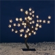 Stromček s kvetmi 48 LED - teplá biela