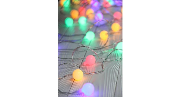 Svetelná párty mini reťaz 180 LED - farebná