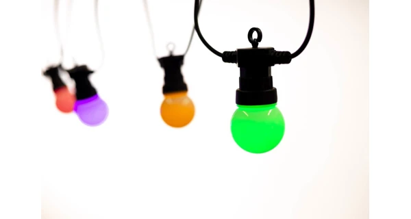 Svetelná párty reťaz 50 LED - farebná