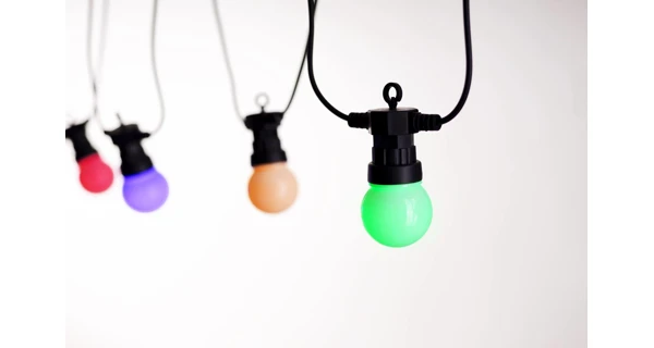 Svetelná párty reťaz 50 LED - farebná