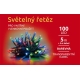 Svetelná reťaz 100 LED - farebná