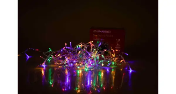 Svetelná reťaz 100 LED - farebná - mód