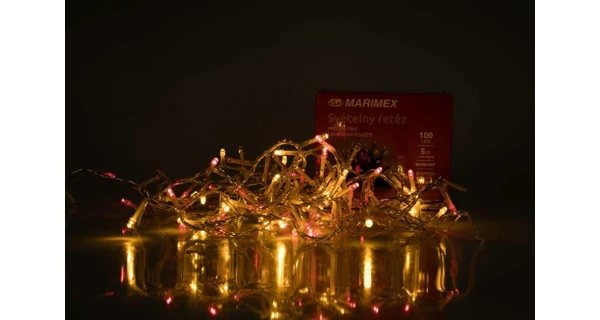 Svetelná reťaz 100 LED - farebná - mód