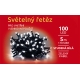 Svetelná reťaz 100 LED - studená biela
