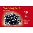 Svetelná reťaz 100 LED - studená biela