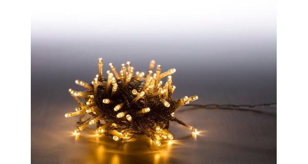 Svetelná reťaz - 100 LED- teplá biela