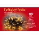 Svetelná reťaz - 100 LED- teplá biela