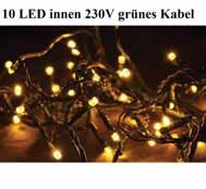 Sveteľná reťaz 100 LED - teplá biela