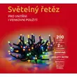 Svetelná reťaz 200 LED dvojitá - farebná
