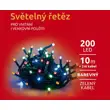 Svetelná reťaz 200 LED - farebná