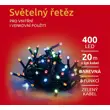 Svetelná reťaz 400 LED - farebná- mód