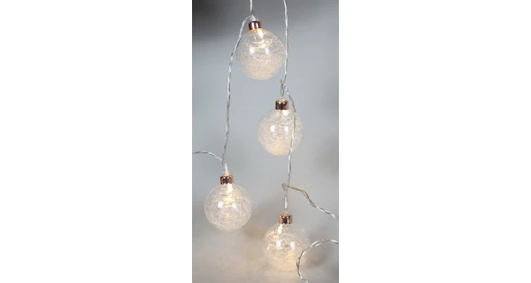 Svetelná reťaz 8 LED - teplá biela