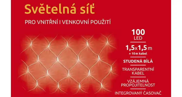 Svetelná sieť  100 LED