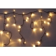 Svetelný záves  dvojitý - 80 LED - teplá biela