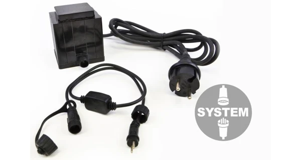 Svetelný záves dvojitý - 80 LED - teplá biela - napájanie