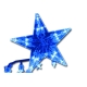 Svetelný záves hviezdy - 5 ks - 100 LED - modrá