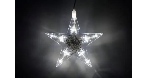 Svetelný záves s hviezdami 100 LED